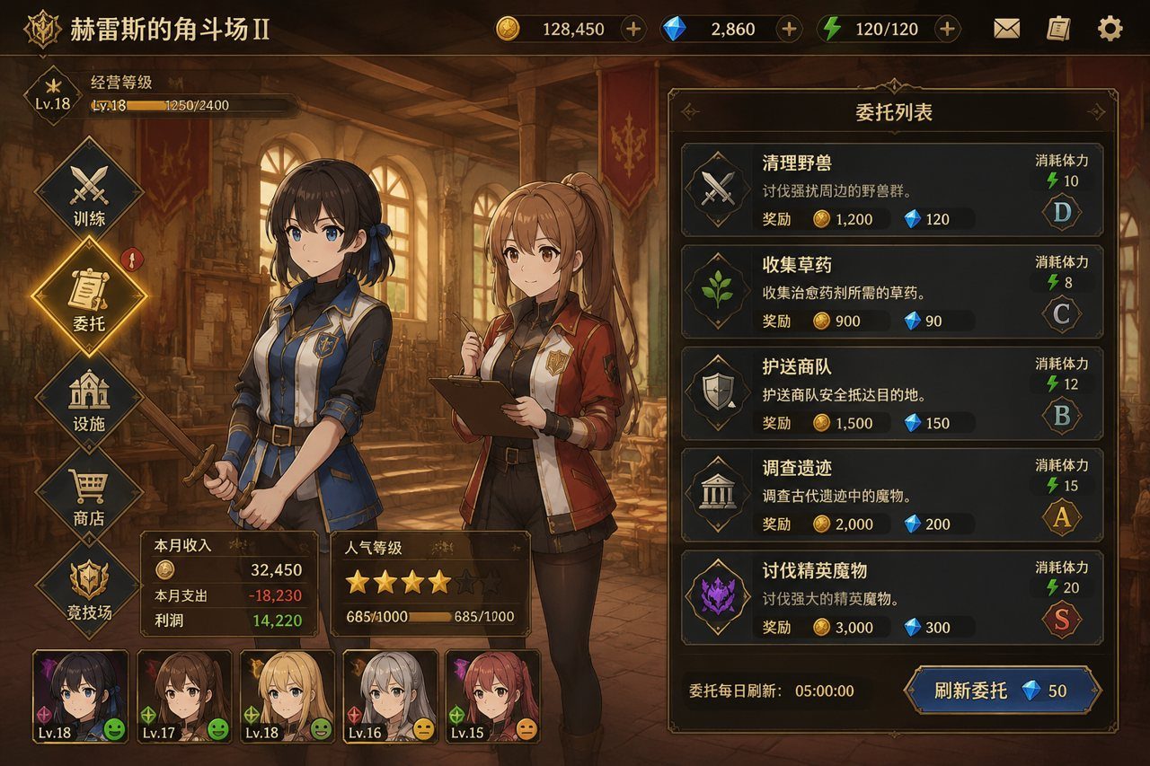 赫雷斯的角斗场Ⅱ 赛事挑战 玩法截图 5