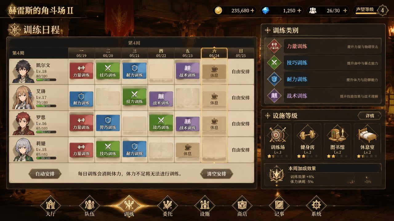 赫雷斯的角斗场Ⅱ 角色路线 演示图 3